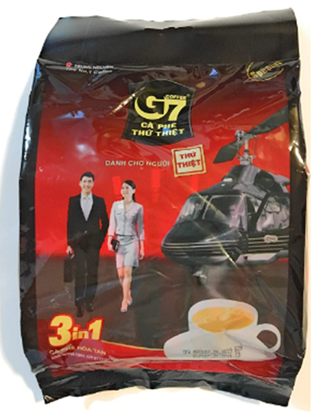 Trung Nguyen G7 3-in-1 Instant Premium Vietnamese Coffee 100 Servings/Satchets