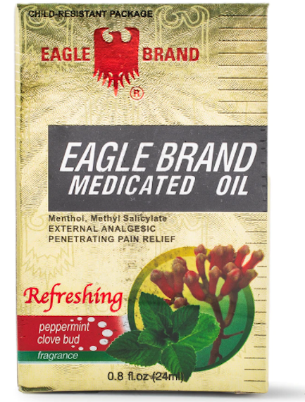 Eagle Brand Medicated Oil Peppermint Clove Bud Fragrance