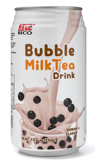 Rico Bubble Milk Tea Drink 12.3 oz