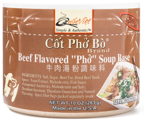 Quoc Viet Beef Flavored Pho Soup Base 10 oz