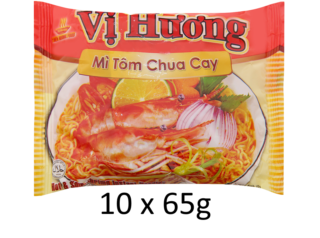 Thien Huong Food Hot And Sour Shrimp Flavor Instant Noodle