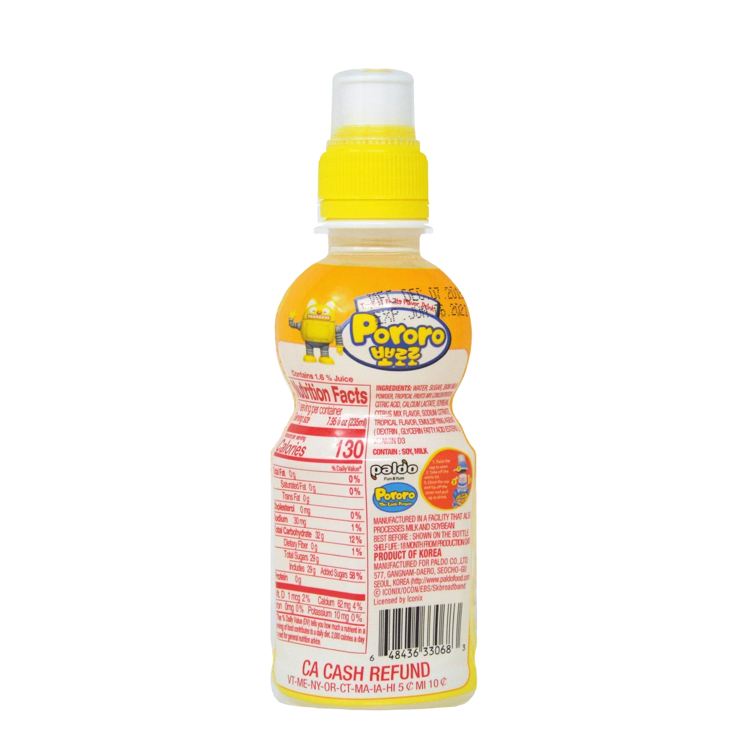 Paldo Pororo Tropical Fruit Juice 235 ml