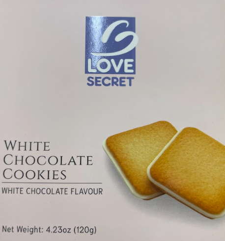 Love Secret White Chocolate Cookies 120g