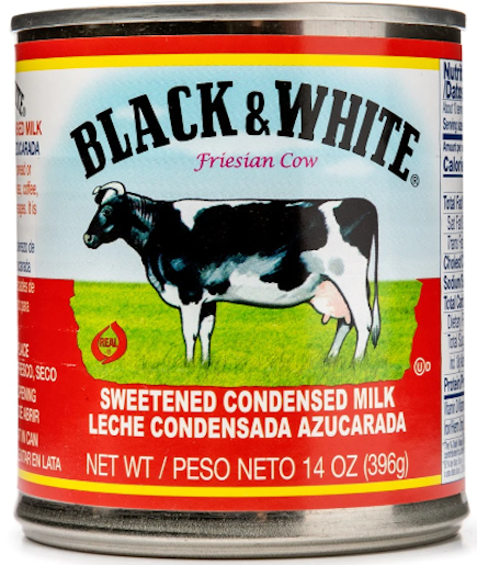 Black & White Sweetened Condensed Milk 14 oz