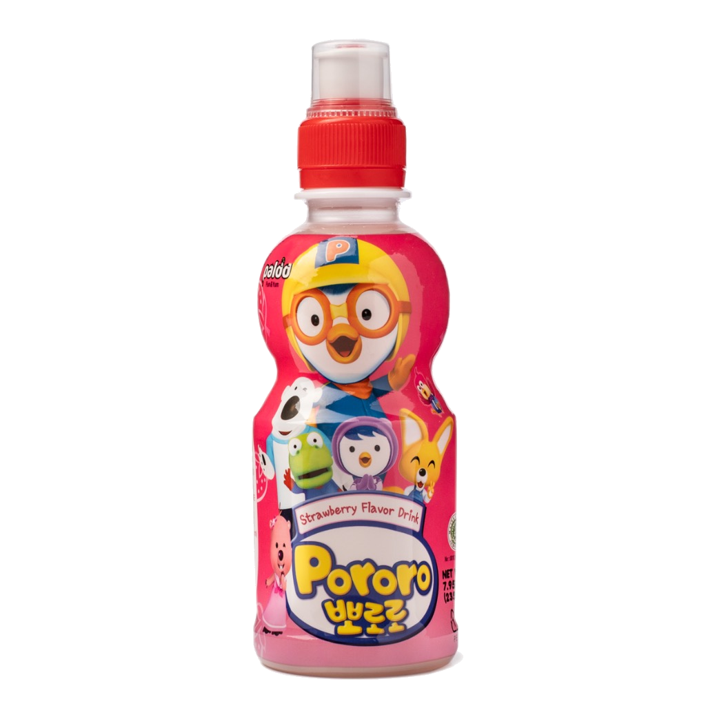 Paldo Paldo Pororo Fruit Juice, Strawberry Flavor 235 ml