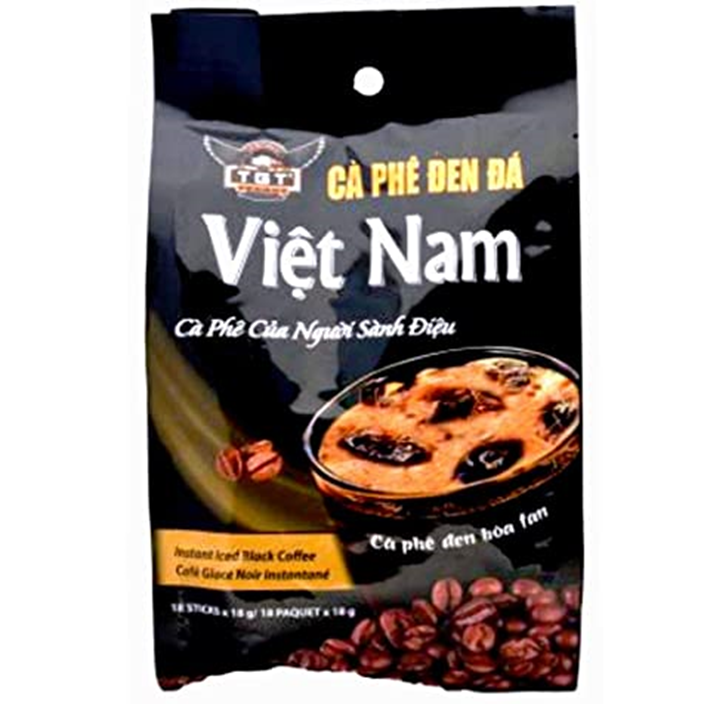 TGT Viet Nam instant Iced coffee Drink mix Black Coffee 324g