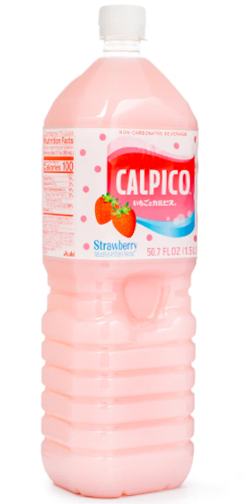Calpico Non-Carbonated Soft Drink, Strawberry Flavor 50.7 oz