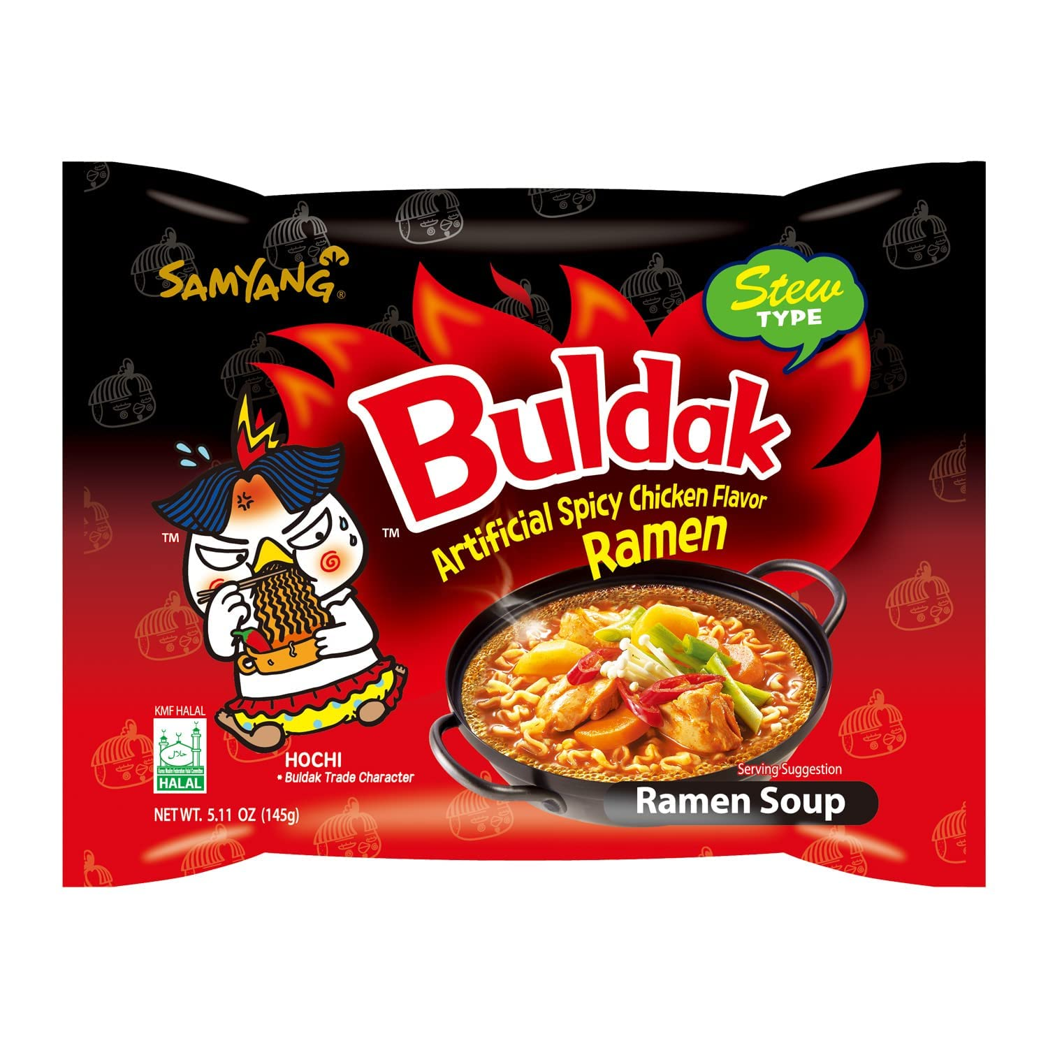 Samyang Buldak Stew Korean Spicy Hot Chicken Stir-Fried Noodles