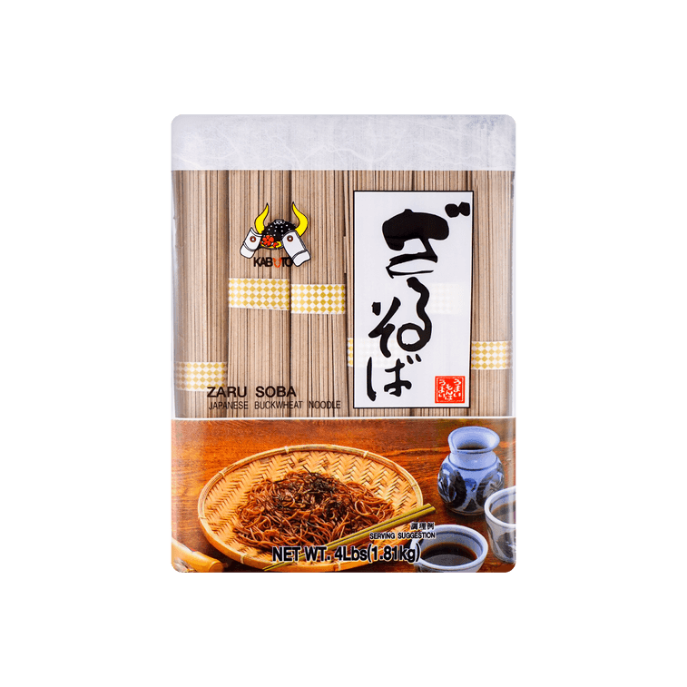 KABUTO Japanese Buckwheat Noodles (Zaru Soba) 4lb