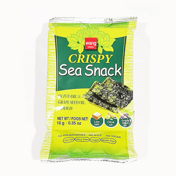 Wang Korea crispy sea snack pack of 4