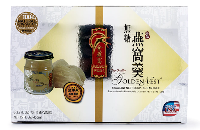 Golden Nest Swallow Nest Soup, Sugar-Free 2.5 oz