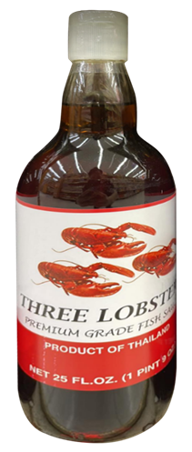 Three Lobsters Premium Grade Fish Sauce 25oz