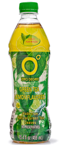 Zero Degrees Khong Do Lemon Flavored Green Tea 15.4 oz