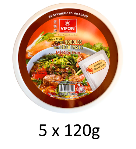 VIFON Asian Style Instant Noodle with Crab Paste