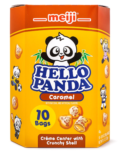 Meiji Hello Panda Cookies, Caramel Filling 9.1 oz