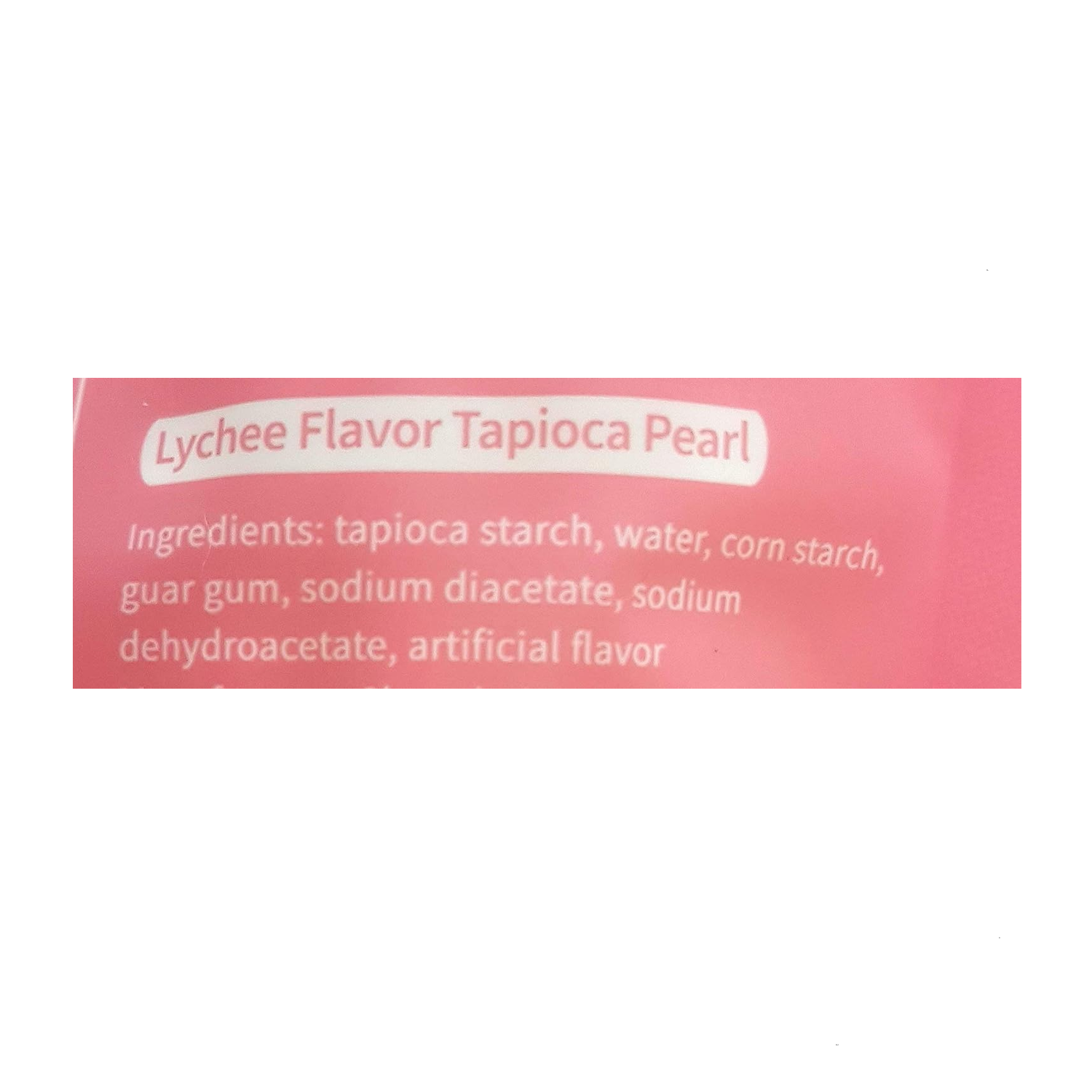 Wufuyuan Tapioca Pearl Lychee Flavour 250g