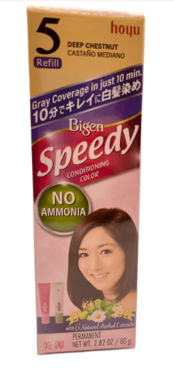 Japan Hoyu Bigen Speedy Conditoning Color # 5 No Ammonia 40g+40g 1 box