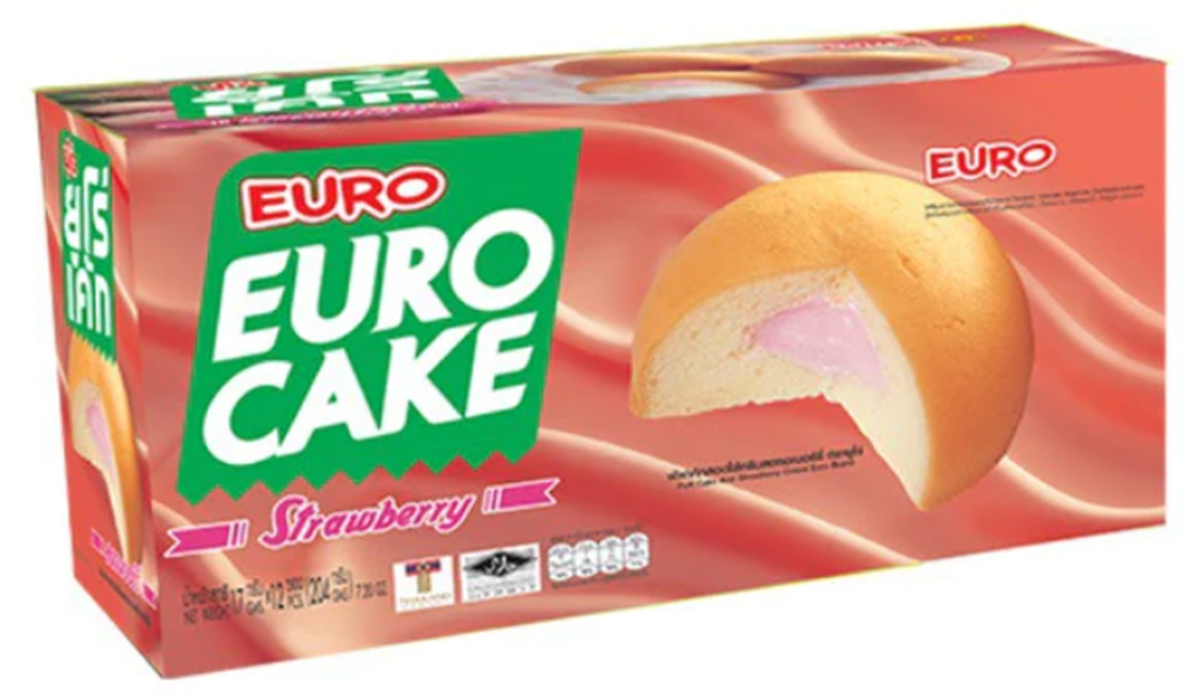 Euro Strawberry Cake 204g