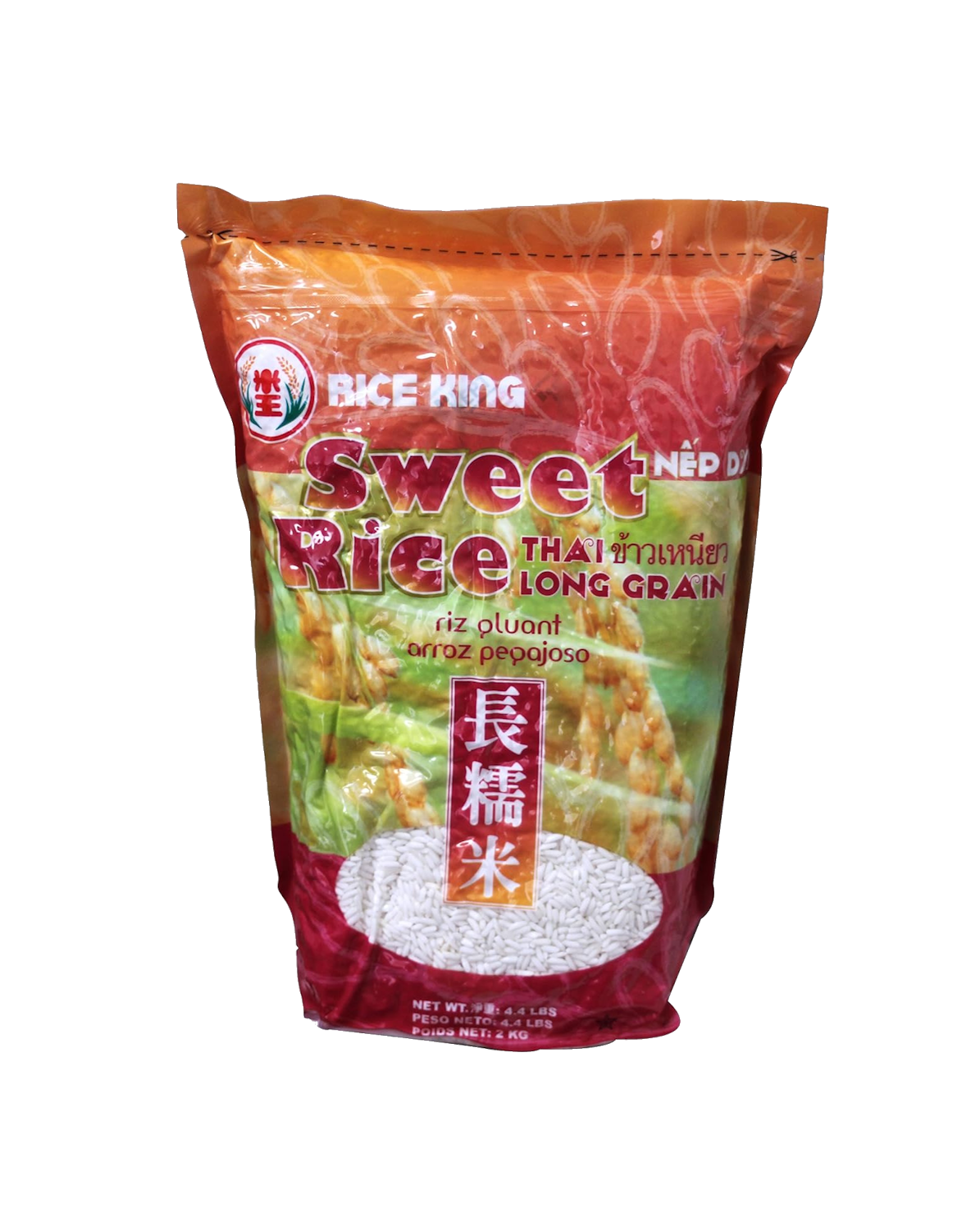Rice King Thai Sweet Long Grain Rice Bag 4.4 lb