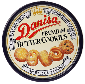 Danisa Traditional Assorted Butter Cookies 32