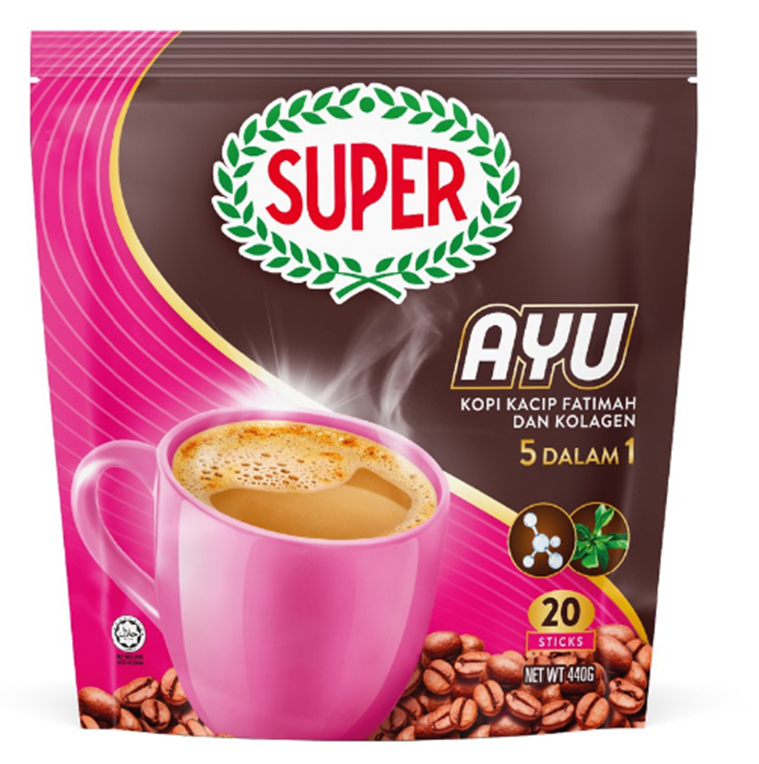 Super Power 5-In-1 Kacip Fatimah & Collagen Coffee 440g