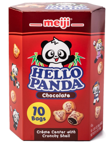 Meiji Hello Panda Cookies, Chocolate Filling 9.1 oz