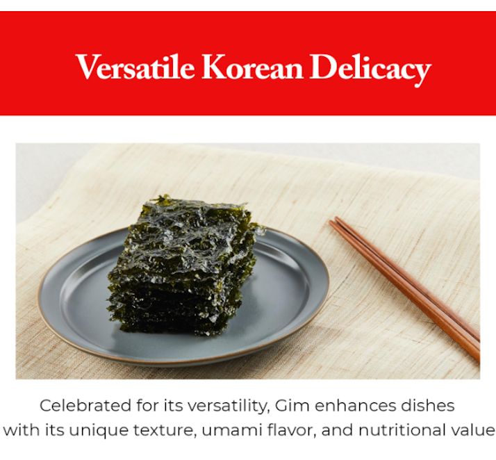 Wang Korean Roasted Seaweed Snack with Wasabi, Keto-friendly, Vegan, Gluten-Free, Healthy Snack, Pack of 16