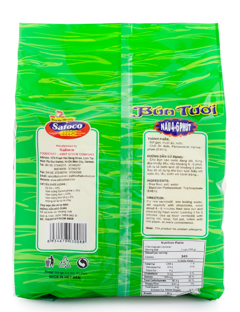Safoco Fresh Rice Vermicelli 2 lb