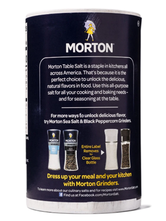 Morton Iodized Salt 26 oz