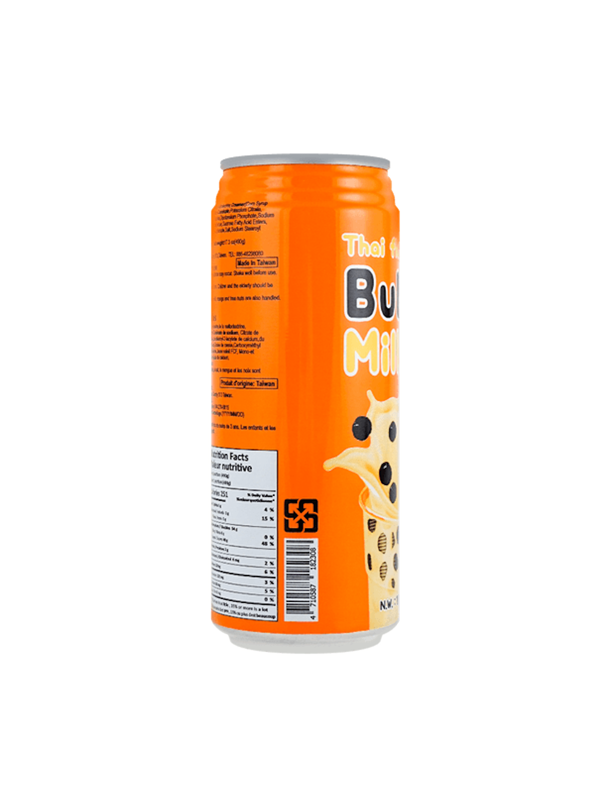 Milk Tea with Boba Thai Tea Flavor 17.3oz