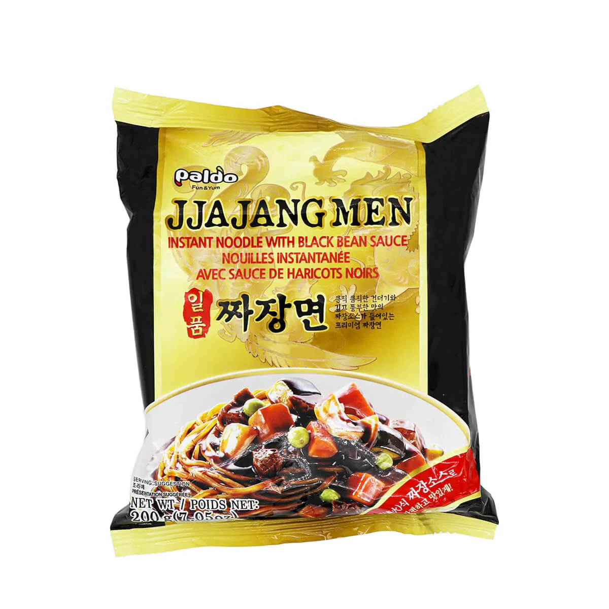 Paldo Jjajangmen Instant Noodle with Black Bean Sauce