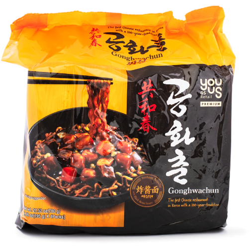 Gonghwachun Black Bean Sauce Instant Noodles