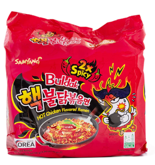 Samyang Buldak Ramen, Hot Chicken Flavor, 2x Spicy