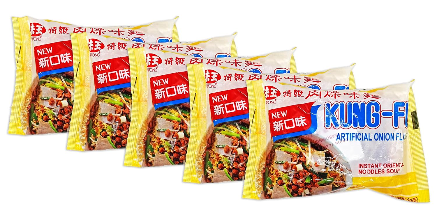 Kung-fu Instant Oriental Noodle Soup Onion Flavor