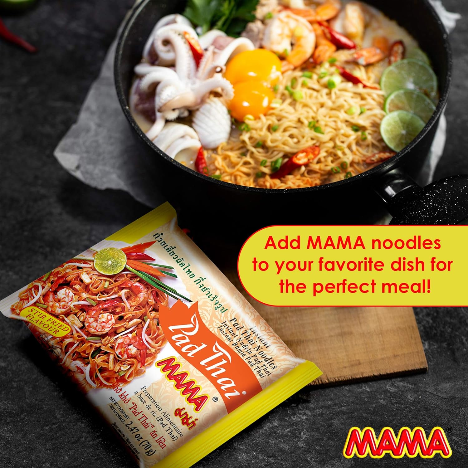 Mama Pad Thai Instant Noodle 2.47oz