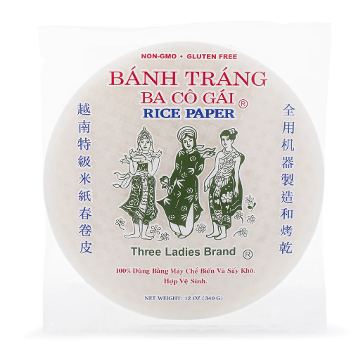 Three Ladies Rice Paper 22cm 340 g