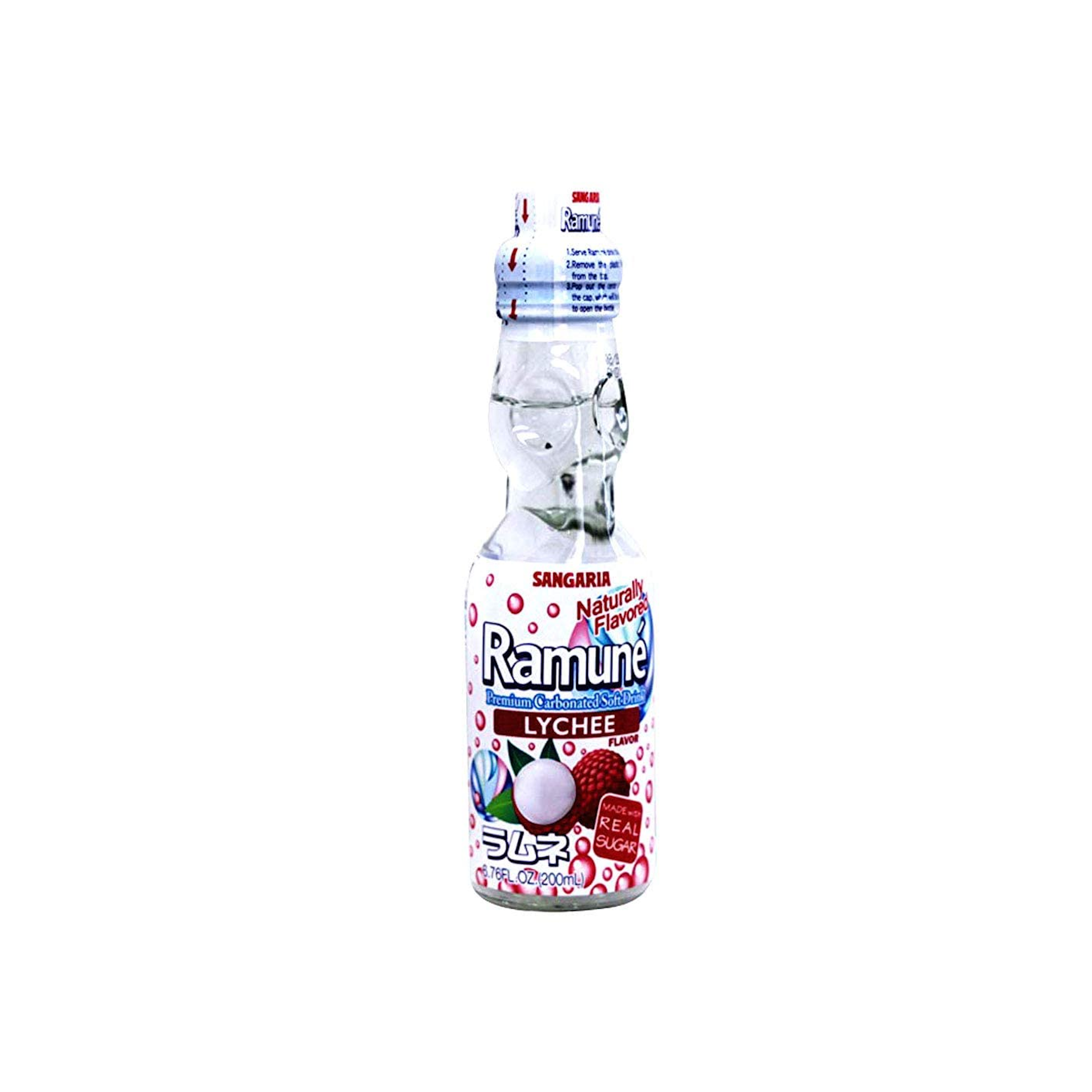 Sangaria Ramune Lychee Flavor 200ml