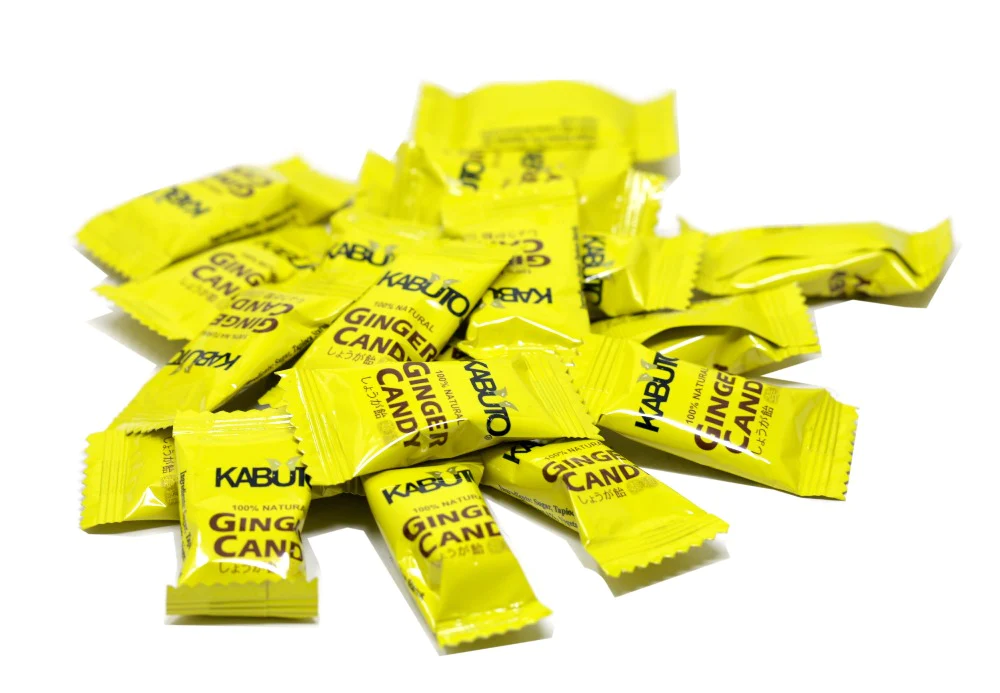 KABUTO 100% NATURAL LEMON GINGER CANDY 100g