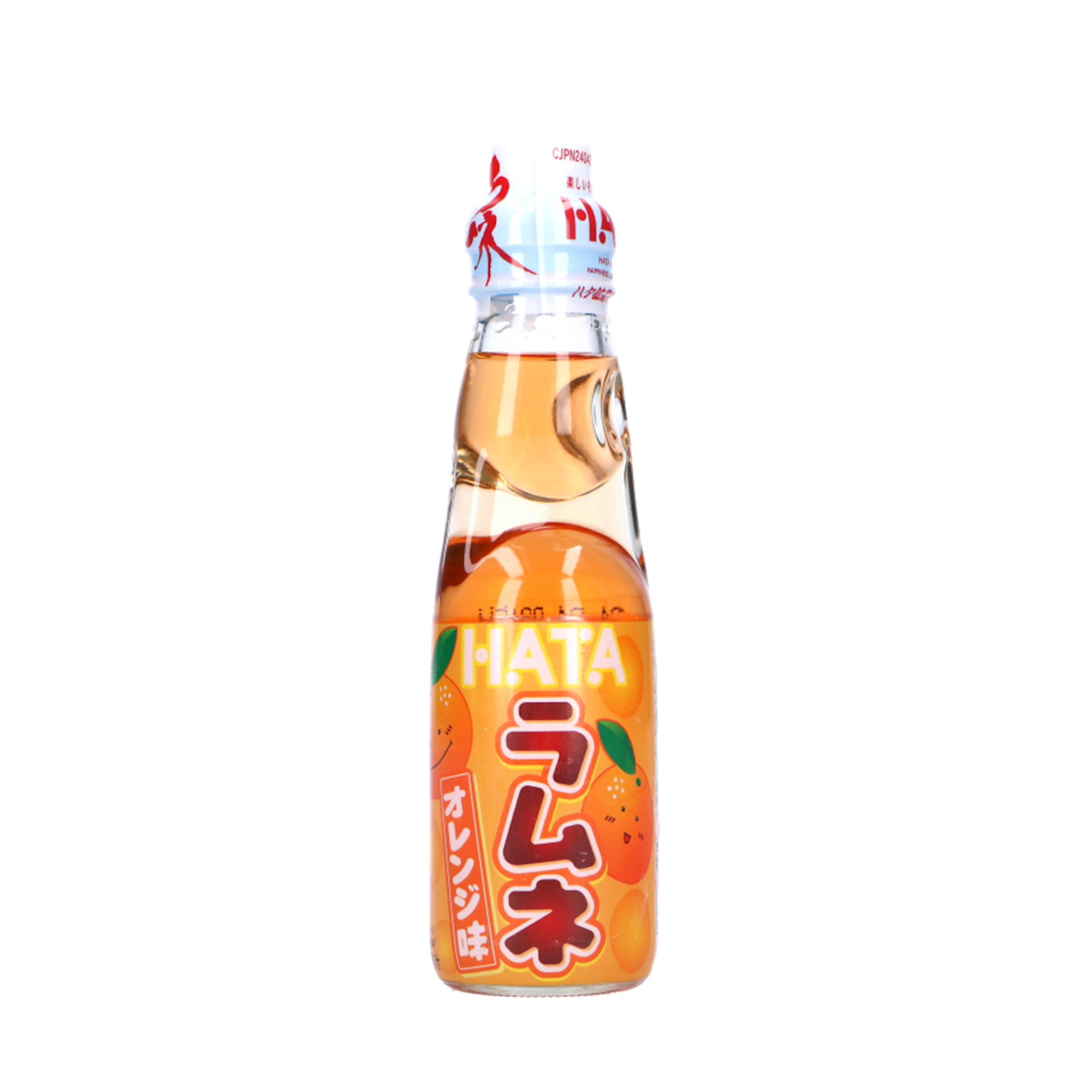 HATAKOSEN Ramune Orange Soda Pop Drink 200ml