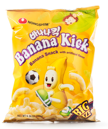 Nongshim Banana Flavored Snack Family Pack 180 g