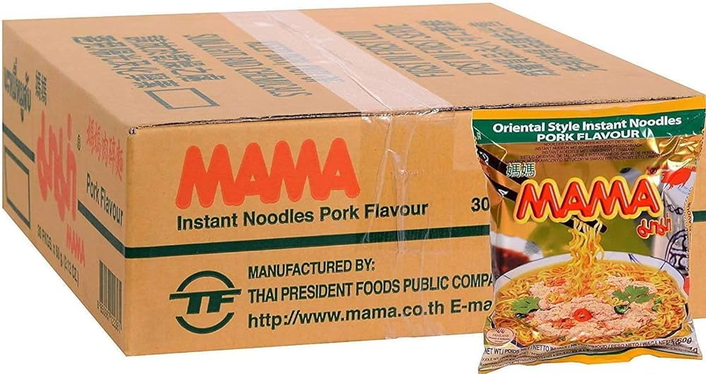 MAMA Instant Noodles Artificial Pork Flavor