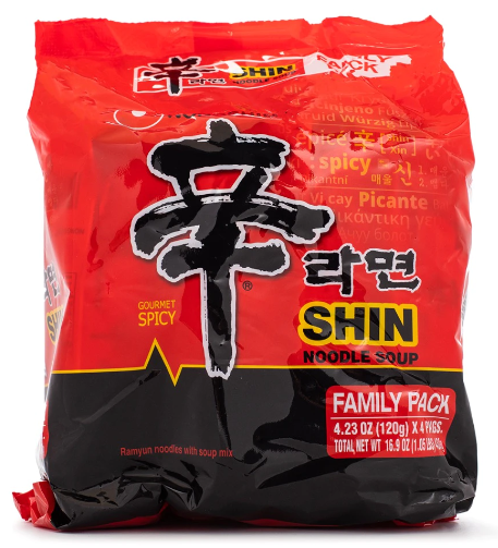 Nongshim Shin Ramen Noodle Soup 4pk 480 g