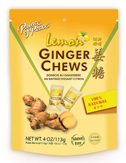 Prince Of Peace Ginger Chews With Lemon 4 oz