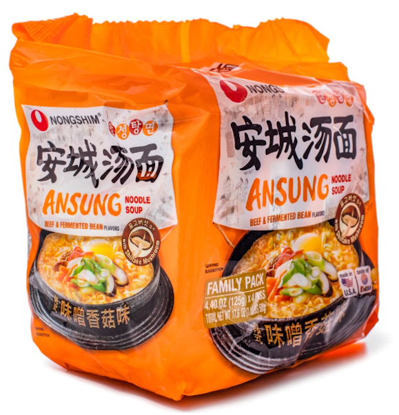 Nongshim Ansung Beef and Fermented Bean Noodle Soup