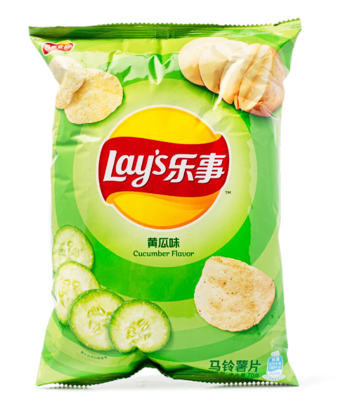 Lay's Potato Chips, Cucumber Flavor 70 g