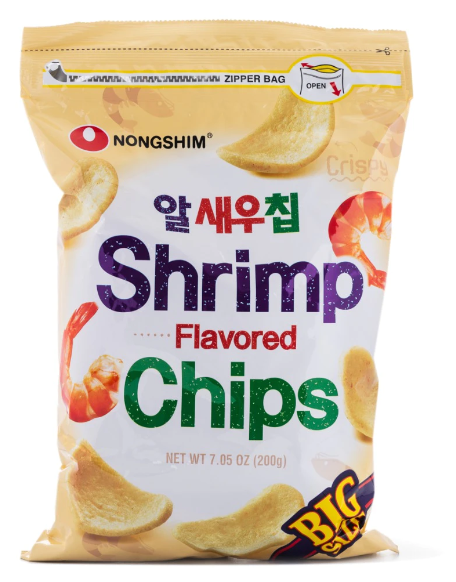 Nongshim Shrimp Flavored Chips Big Size 200 g