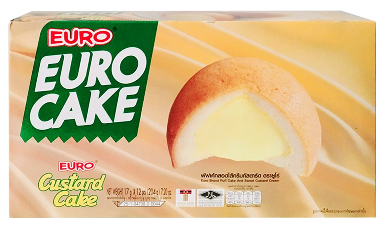 Euro Custard Cake 7.2 oz