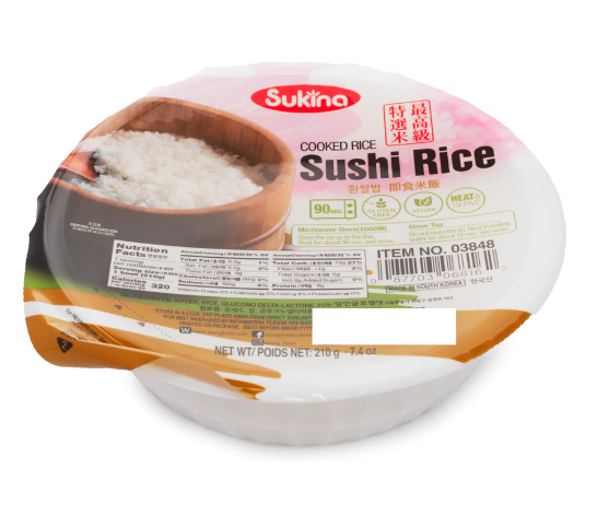 SUKINA Cooked Sushi Rice Bowl
