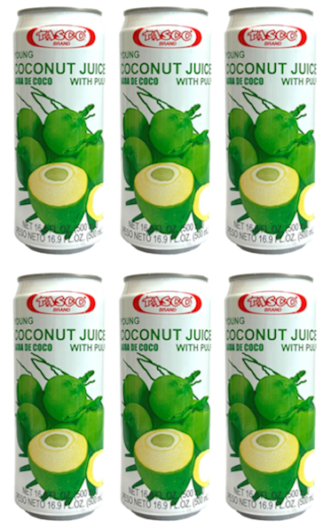 TASCO YOUNG COCONUT JUICE WITH PULP 500ml